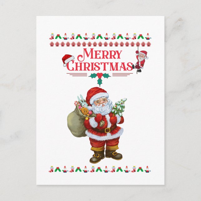 Postal Querida santa | Navidades casados 2024 (Anverso)