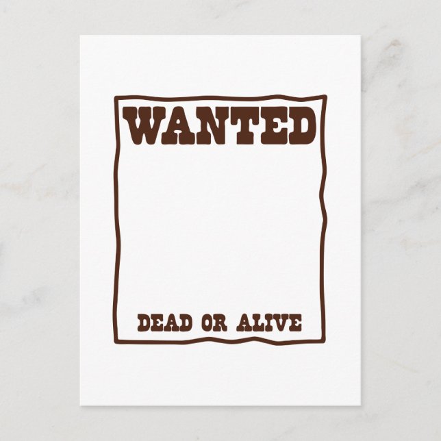 Postal QUERIDO muerto o poster vivo con fondo en blanco (Anverso)