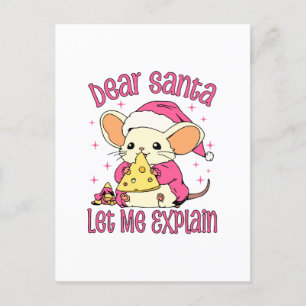 Postal Querido Papá Noel, Déjame Explicar