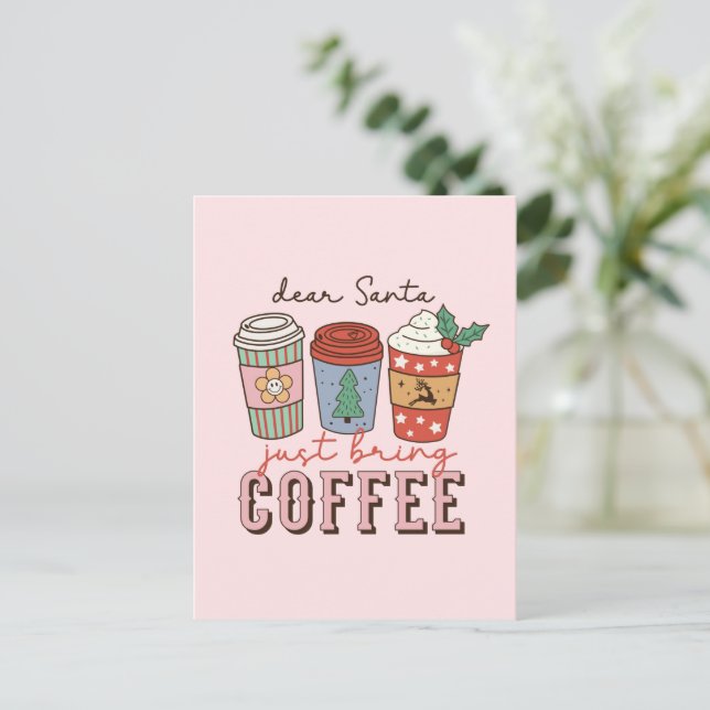 Postal Querido Santa | Navidades de corte (Anverso de pie)