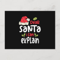 Querido Santa, puedo explicar a los Navidades