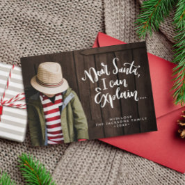 Postal Querido Santa puedo explicar Divertida Fiesta Navi