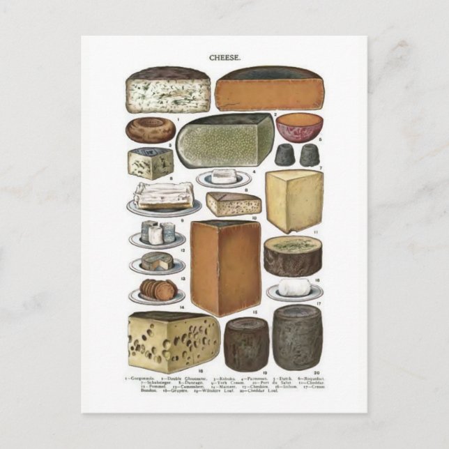 Postal Queso (Anverso)