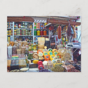 Postal Queso, aceitunas y nueces