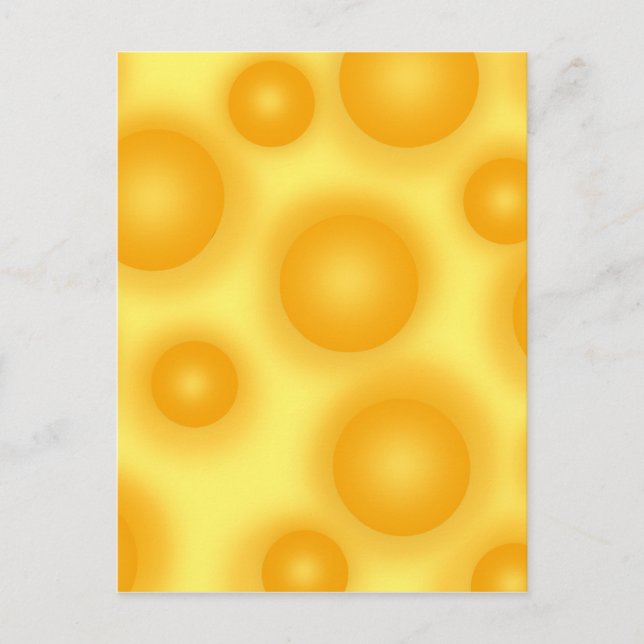 Postal Queso amarillo suizo (Anverso)