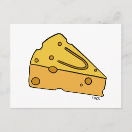 Postal Queso Cutiño Sonriente