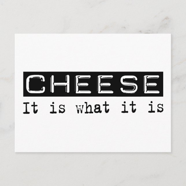 Postal Queso Es (Anverso)