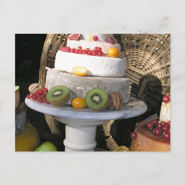 Postal Queso y fruta (Anverso)