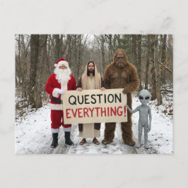 Postal Question Everything Postcard
