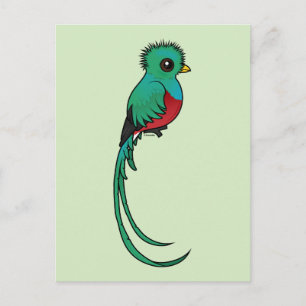 Postal Quetzal Birdorable Resplendante