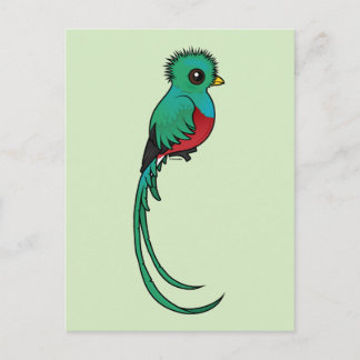 Postal Quetzal Birdorable Resplendante