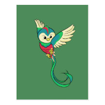 Postales Quetzal Del Dibujo Animado Tarjetas Postales Zazzle Es