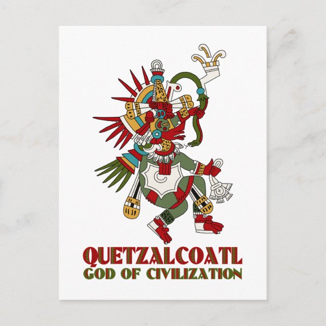 Postal Quetzalcoatl (Anverso)