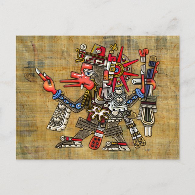 Postal Quetzalcoatl (Anverso)