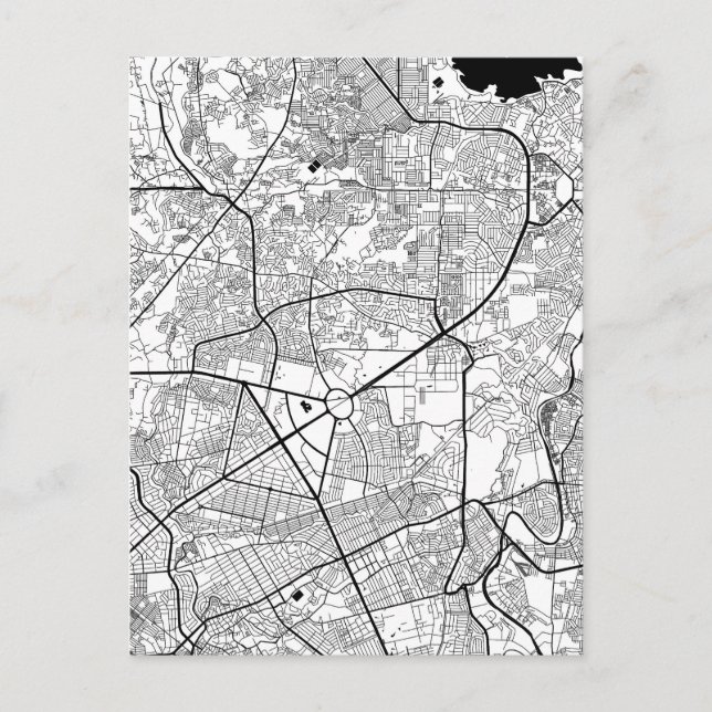 Postal  Quezon City Philippines Map (Anverso)