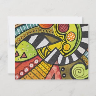 POSTAL ¿QUIÉN ARREGLÓ MI TOMATE CON UN CUCHILLO CUBISTA?