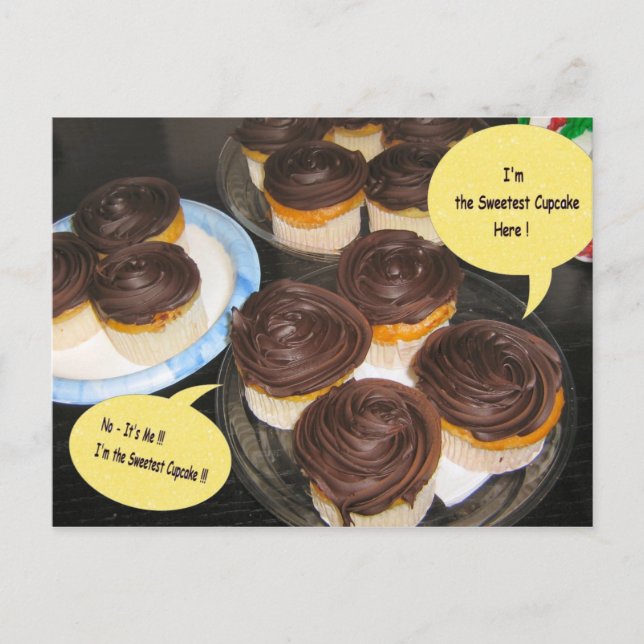 Postal ¿Quién es el más dulce? (Anverso)