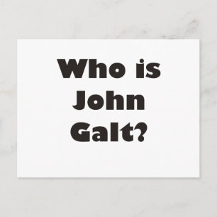 Postal ¿Quién es John Galt?