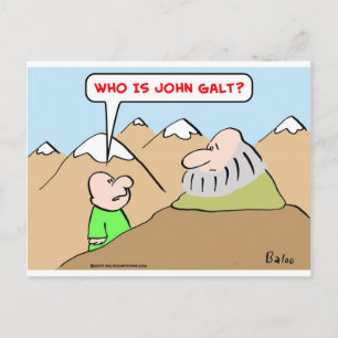 Postal quién es john galt ayn rand objetivism