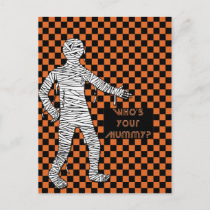Postal ¿Quién es tu mami Halloween?