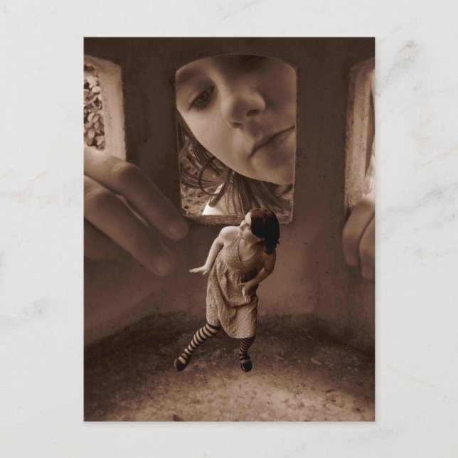 Postal ¿Quién está ahí? (Anverso)