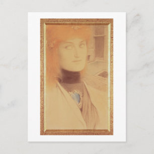 Postal ¿Quién Me Entregará? (lápiz de color sobre papel)