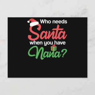Postal ¿Quién necesita a Santa cuando tienes Navidades de