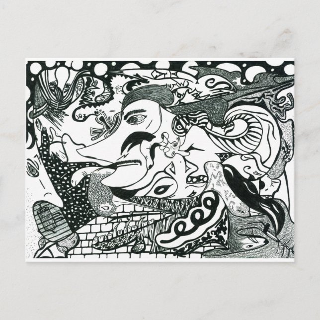 Postal ¿Quién Nose? (Anverso)