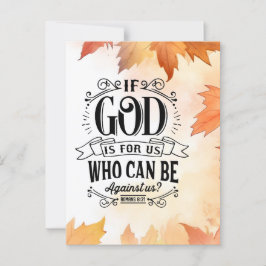 Postal ¿Quién puede estar contra nosotros?