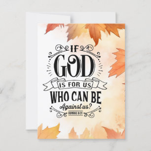 Postal ¿Quién puede estar contra nosotros?