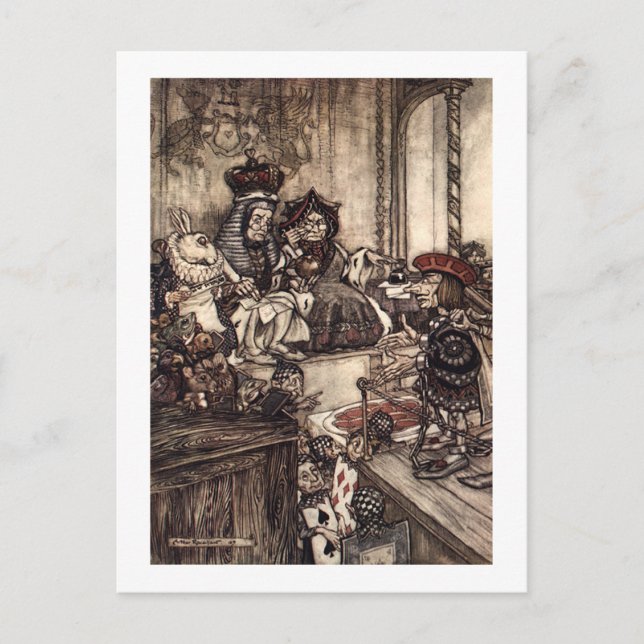 Postal ¿Quién robó las tartas? (Anverso)