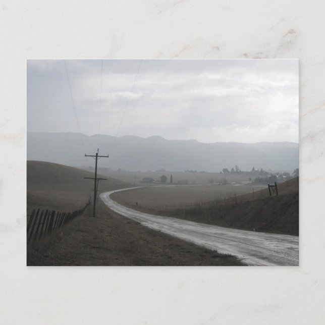 Postal Quien sabe camino (Anverso)