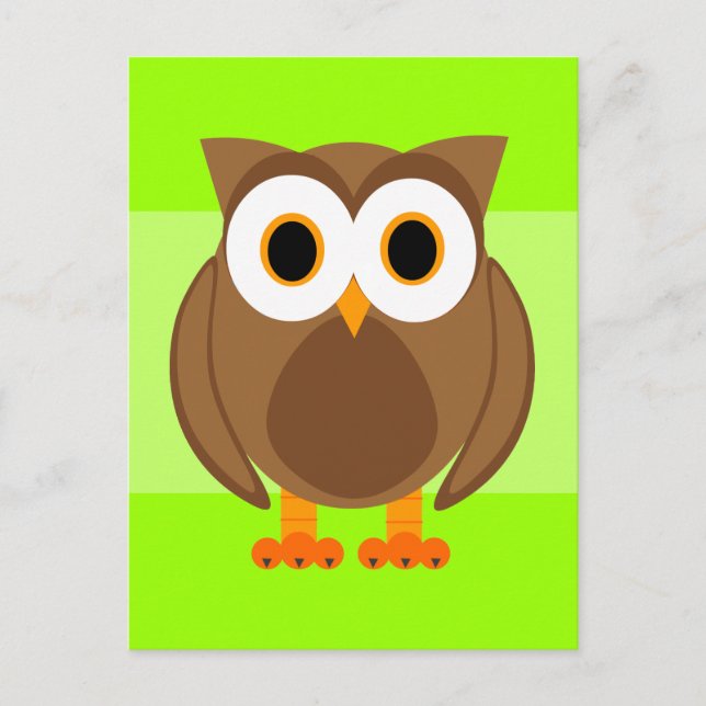 Postal ¿Quién? Sr. Owl Personalizado (Anverso)