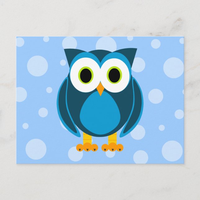 Postal ¿Quién? Sr. Owl Personalizado (Anverso)