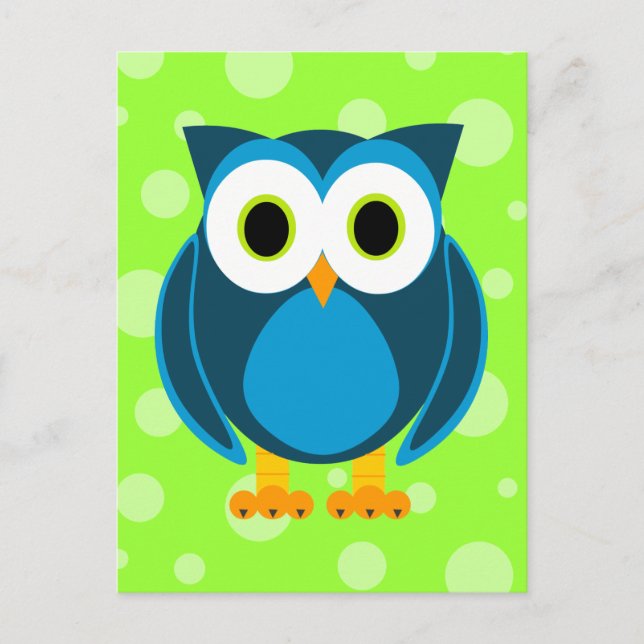 Postal ¿Quién? Sr. Owl Personalizado (Anverso)