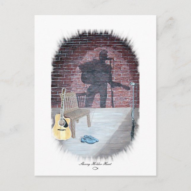 POSTAL QUIÉN VA A LLENAR ESTOS ZAPATOS (Anverso)