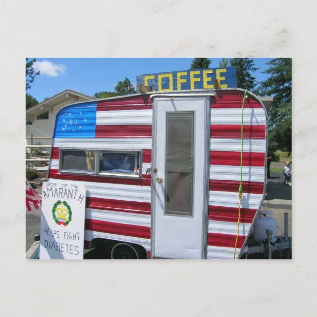 Postal ¿Quieres Café? (Anverso)