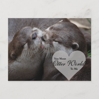 Postal ¿Quieres Decir Que El Mundo De Otter Para Mí A Otr