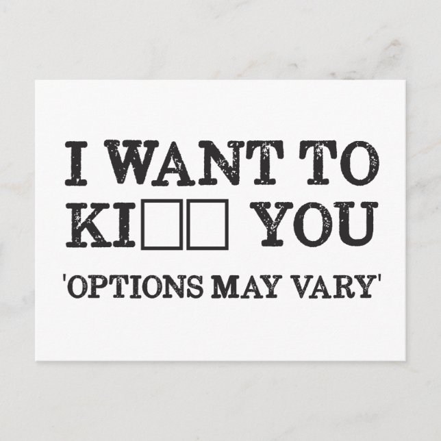 POSTAL QUIERO KI_ _ (Anverso)