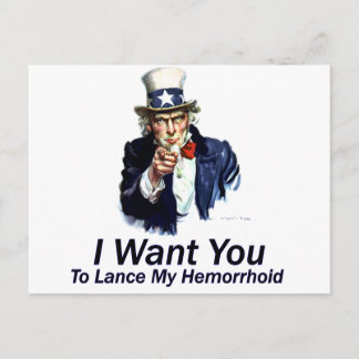 Postal Quiero Que Lance Mi Hemorroide