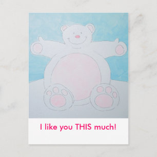 Postal ¡Quiero un abrazo!