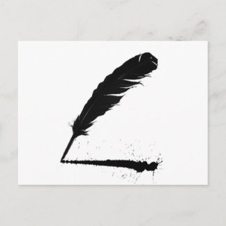Postal Quill con tinta