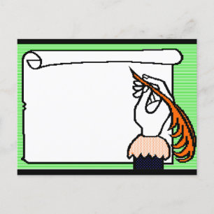 Postal Quill, instrumento de escritura