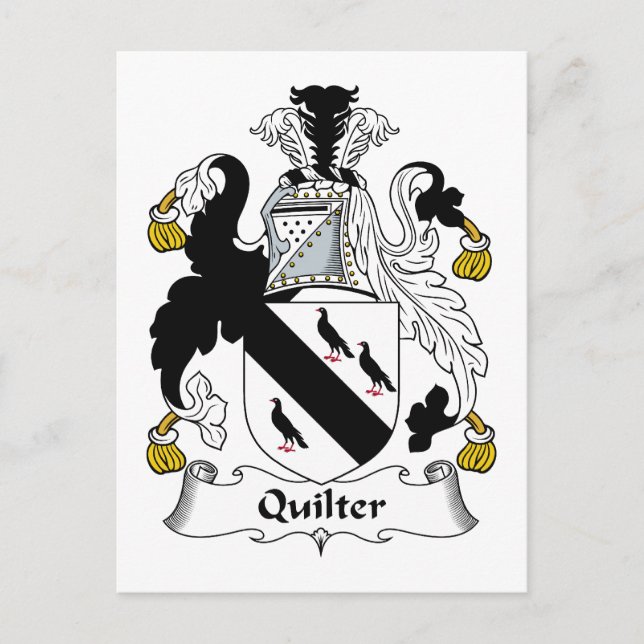 Postal Quilter Family Crest (Anverso)