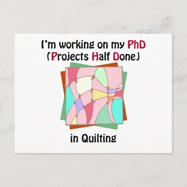 Postal Quilting PhD (Anverso)