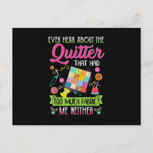 Postal Quilting Womens cita alguna vez sobre Quilter