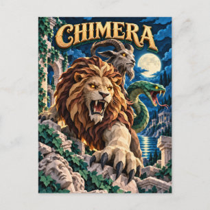 Postal Quimera, Monstruo de Papel Cortado