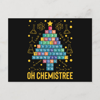 Postal Química Ciencia Química Química Árbol de Navidad Q