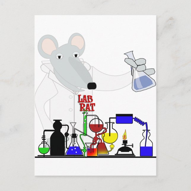 POSTAL QUÍMICA LAB RAT (Anverso)