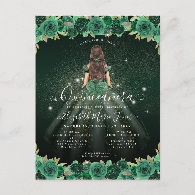 Postal Quinceanera (Anverso)
